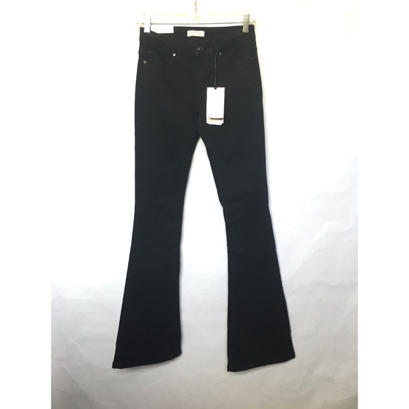 Zara Woman The Skinny Flare In Revolve Black - Picture 2 of 8